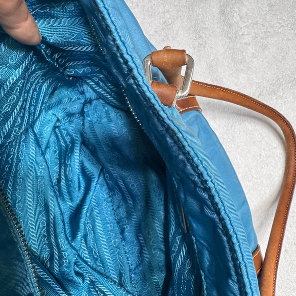Prada Blue Nylon Tote Bag - Picture 6 of 15